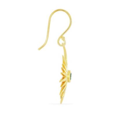 BUY NATURAL CHROME DIOPSIDE GEMSTONE FASHION EARRINGS